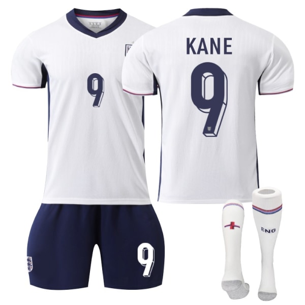 2024-2025 Säsong UEFA England No.9 Jersey Set NO.9 Kane s(160-165cm)