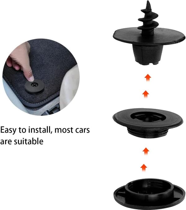 til Tapi Clip Tapi Støtte Clip Bilmåtte Clip Bil Tapi Fastholdelse Anti-skrid Beslag Anti-skrid Måtte og Bil Tapi Tapi