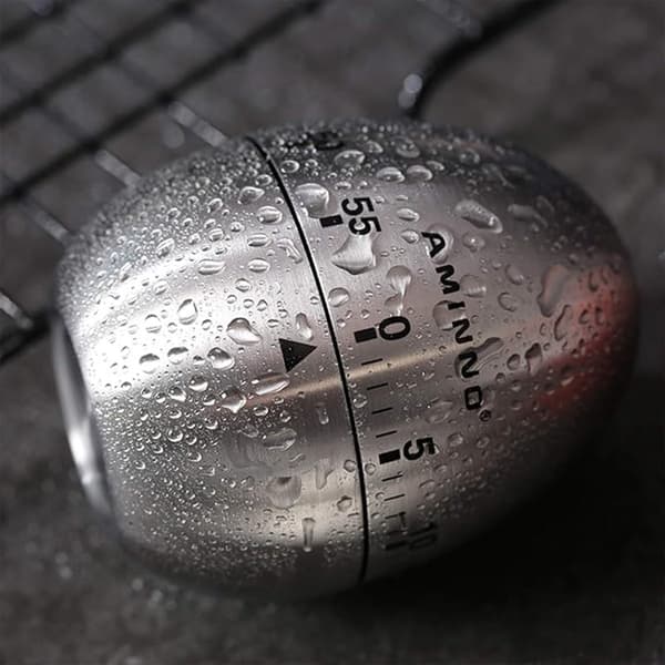 Timer Timer Analog Matlagingstimer Eggtimer Pomodoro Timer Matlagingstimer Mekanisk Redskap Visuell Timer Rustfritt Stål 60 Min for Klasserom eller Egg