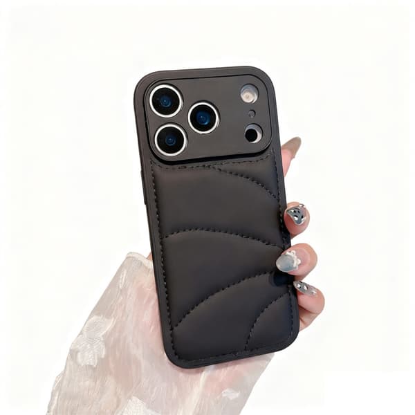 Lämplig för iPhone 17 Air mobilskal, dekompressionsdunjackamaterial