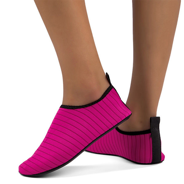 Vandstøvler til Kvinder Mænd Hurtigtørrende Aqua Sokker Svømning Strand Barefod Yoga Træningstøj Sport Tilbehør Pool Camping Must Haves Voksen Ungdom Størrelse Rose Red 46-47