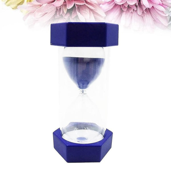 Enkel Hexagon Sand Timglas 8 Minuter Plast Säkerhet Sand Timer Timglas Timglas Gåvor