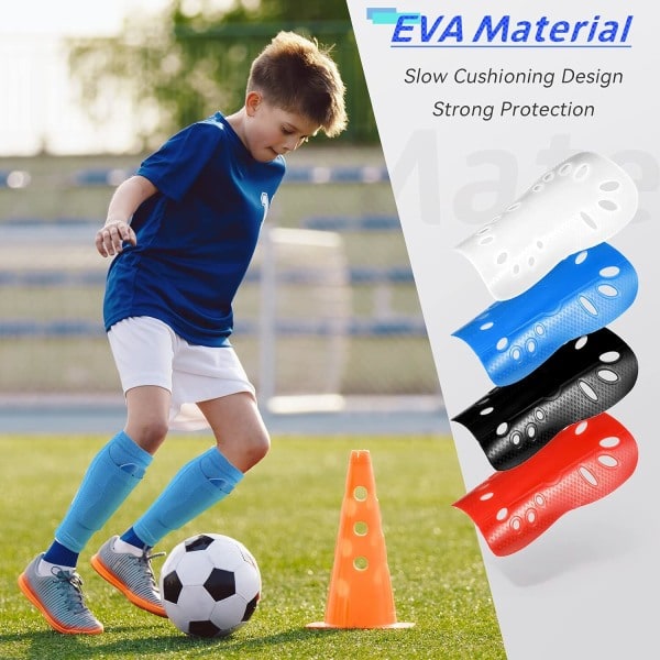 4 Par Kids Skinnebeskyttere Fodbold Skinnebeskyttere Kids Skinnebeskyttere Drenge Fodbold Skinnebeskyttere Ungdom Skinnebeskyttere Beskyttende Fodbold Skinnebeskyttere Til Fodbold