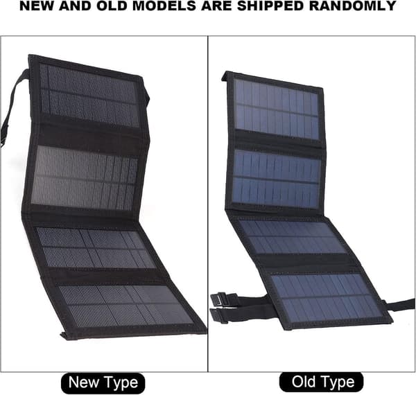 Sammenfoldeligt solpanel - 20W 5V - USB-oplader - Solceller - IP65 - Mobiltelefonoplader - til camping, nødsæt, rejser