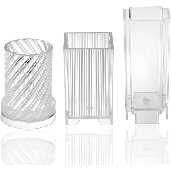 stk. Plastik lysforme til lysfremstilling - Inkluderer søjleforme (3 stk)