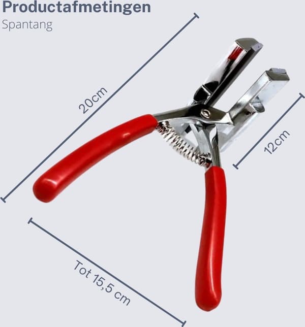 ING Wrench kangaskiinnike - kangaspuristin - punainen