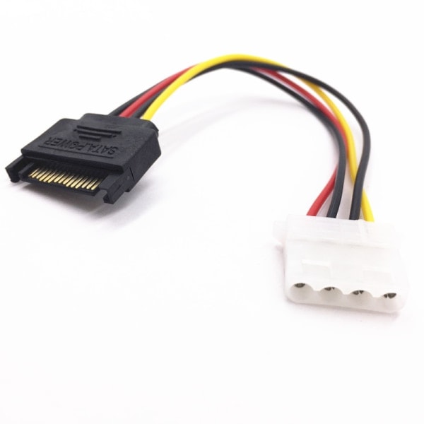 Molex 5.25 Hunnstikk SATA Hannen Strøm 20cm