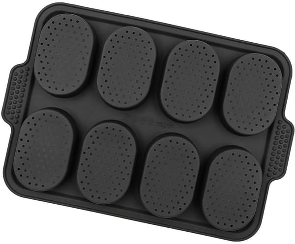 ING Allecto Plus, Silikone bageform med 8 rum til baguettes, Ideel til bagning, Varmebestandig