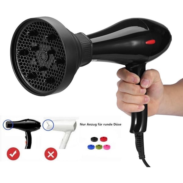 Hårstyler, Hårstyler Diffuser hårtorkfäste universal, Hårstyler Universal Diffuser för Hårtork Kåpa, grön