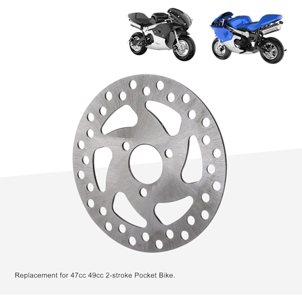Ersättningsbromsskiva för 47cc 49cc 2-takts fickcykel