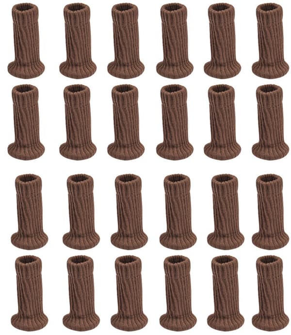 Stolsbensskydd - 24-pack - Brun - 7*4 cm