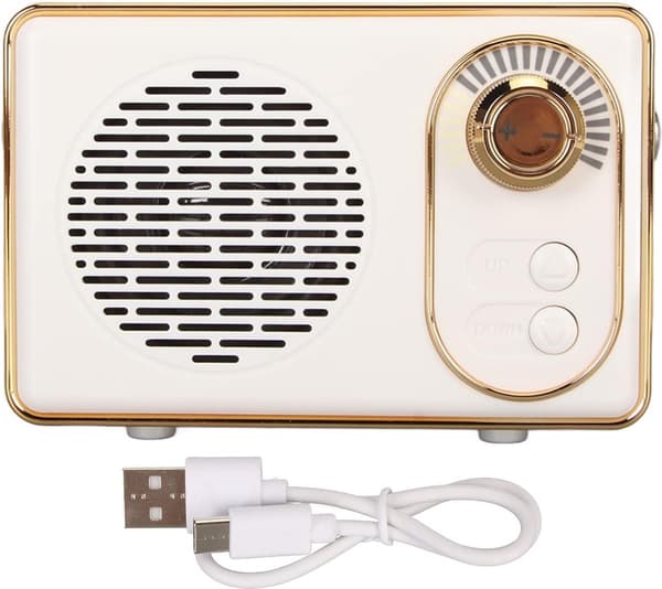 Retro Bluetooth-kaiutin, Retro-kaiutin, Bluetooth 5.0, Extra Bass, Vihreä