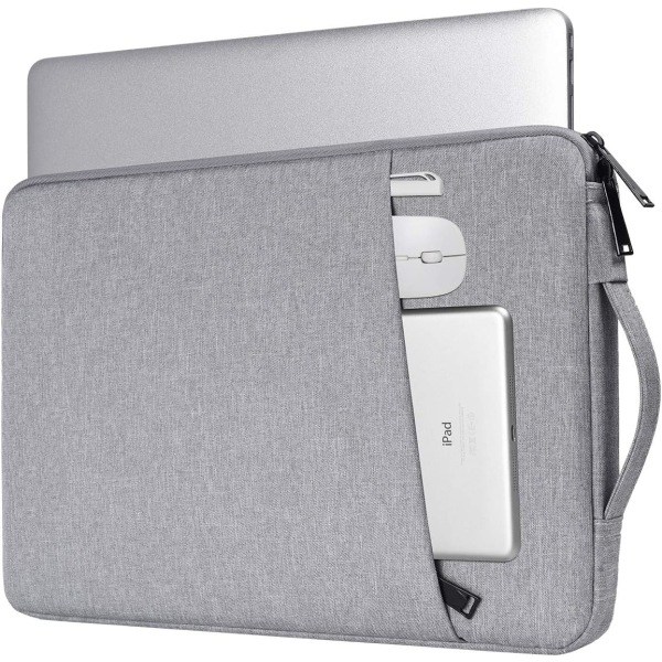 14 tuuman kannettava tietokoneen kotelo, HP 14 kannettavalle tietokoneelle/HP Chromebook X360:lle/ EliteBook 840:lle/ Stream 14:lle, Lenovo Yoga C940 C740:lle/ IdeaPad 14:lle (Vaaleanharmaa)