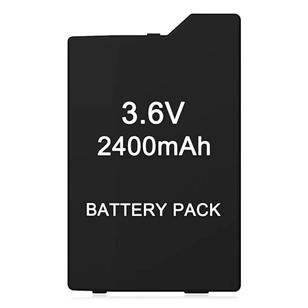 Erstatningsbatteri for 2400 mAh Li-ion batteri for spillmaskin, kompatibelt med for PSP 2000 for PSP 3000 3.6V Batteri PSP-S360