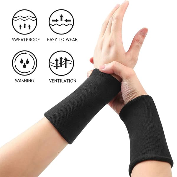 Elastisk armbånd - 4 elastiske treningsarmbånd egnet for ulike sporter