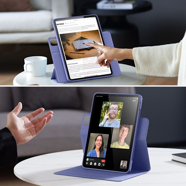 ESR iPad Pro 11 2024 Kotelo 2-in-1 Magneettinen Rebound Hybrid Laventeli