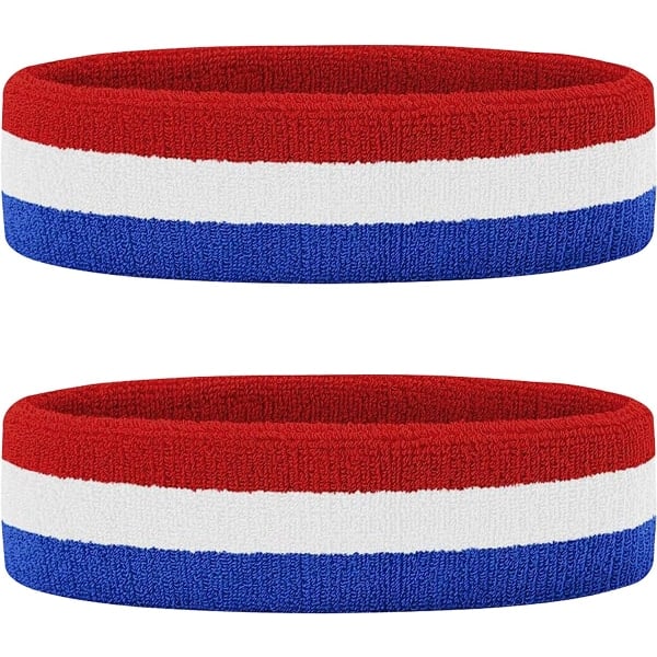 Sportpannband Herr Dam Svettband Huvudbandana Handduk Pannband Sport för Löpning Cykling Jogging Tennis Fotboll