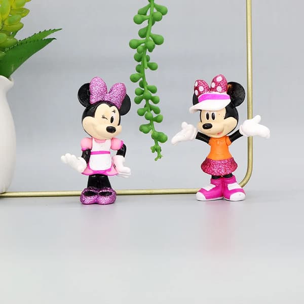 5 stk. Disney Mickey Mouse Figur Mickey Mouse Minnie Anders And Andersine