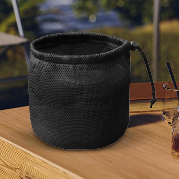 Klesklypepose Organizer - Klypepose - Utendørsaktiviteter - Elastisk nettingmateriale - 14x16cm - Svart