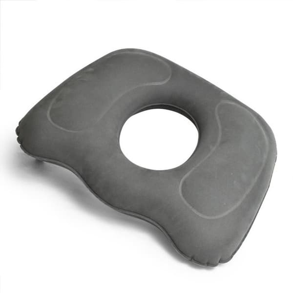 ING Siddepude - Ergonomisk haleben siddepude til kontorstol - 46*40cm - Grå