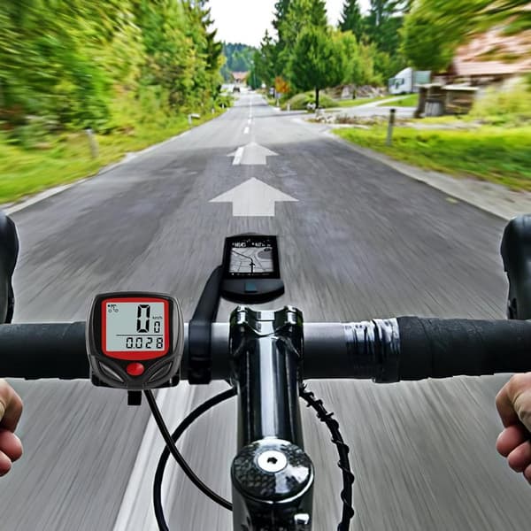 Sykkelcomputer - speedometer - trådløs sykkelcomputer