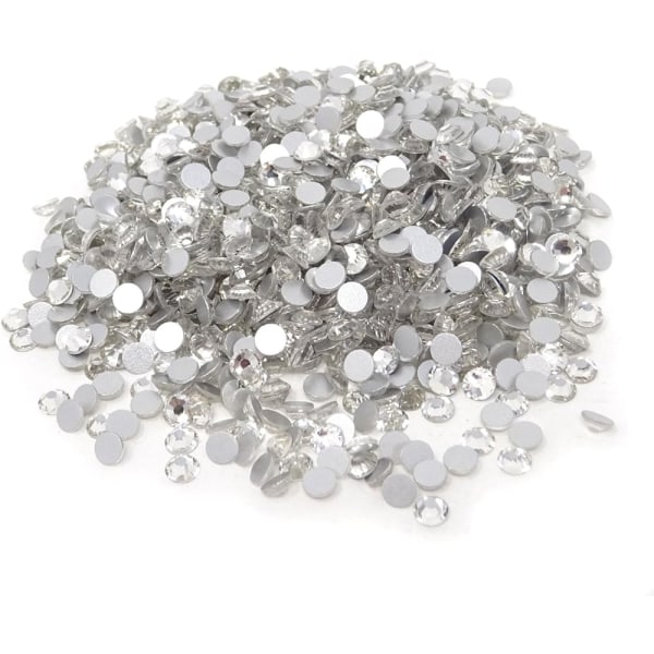 1440pcs 4mm ss16 sparkling round flatback rhinestones crystals, non-adhesive