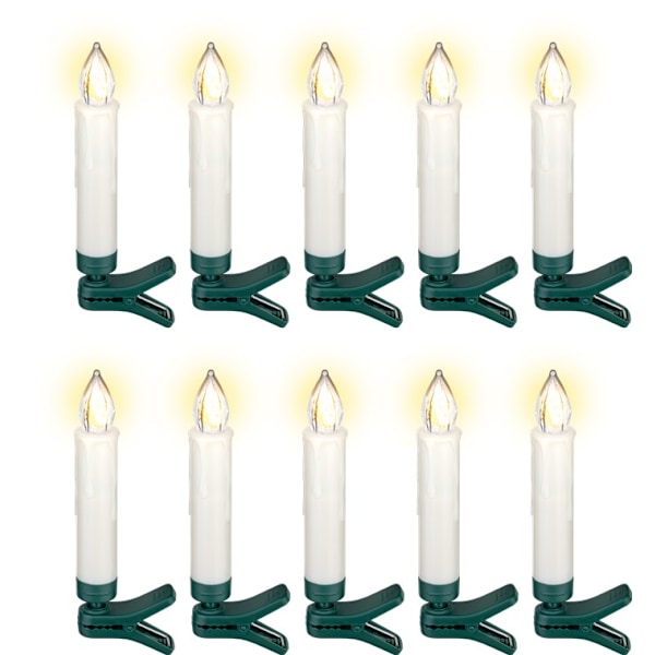 10 trådløse LED-julelys