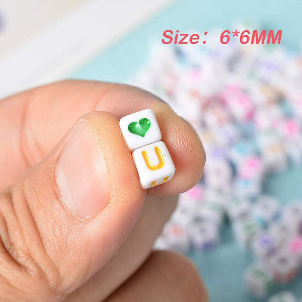 1200 kpl Akryyliboksimenet 6mm DIY Korunvalmistukseen Typ A