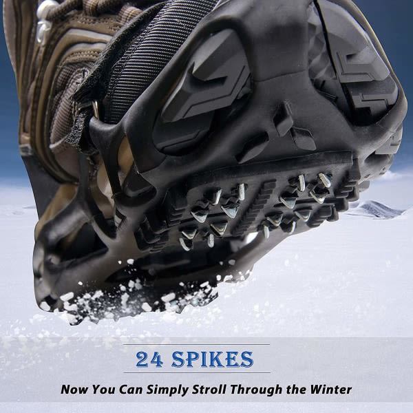 Is-Sne Spikes Grips Anti-slip 24Tands Is-Sne Traktion Klemmer