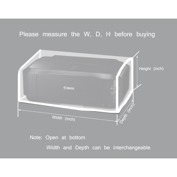 Pölynkestävä ja vedenpitävä kotelo tulostimelle