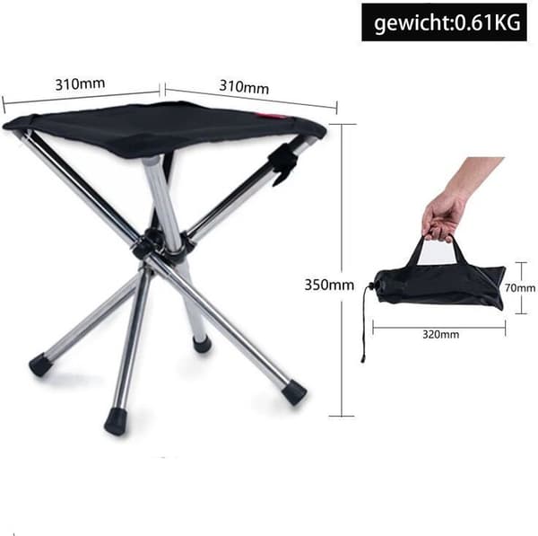 Foldbar Campingstol - Campingstol - Foldbar Udendørs Skammel