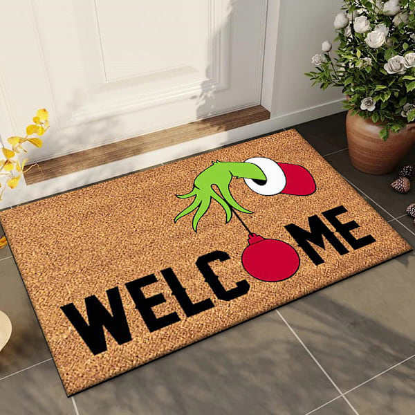 New Grinch Christmas Door Mat Christmas Eve Decorative Floor Mat Amazon Foot Mat Mat 10