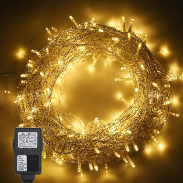 200 LED-lampor, 23 m lång fe-ljusbas, lämplig för t.ex