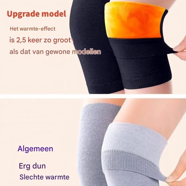 Vinter benvarmere - Størrelse S - Længde 28 cm - Egnet til 35-45 kg - Sort