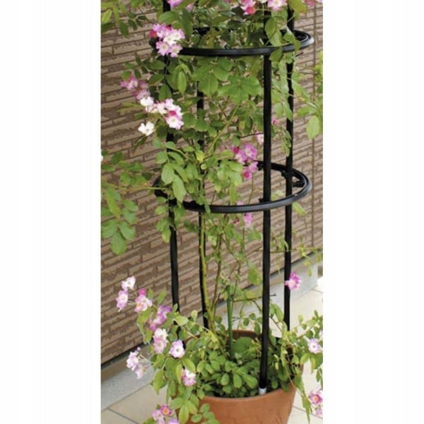 TG Växtstöd Obelisk - 197 cm hög spaljé svart