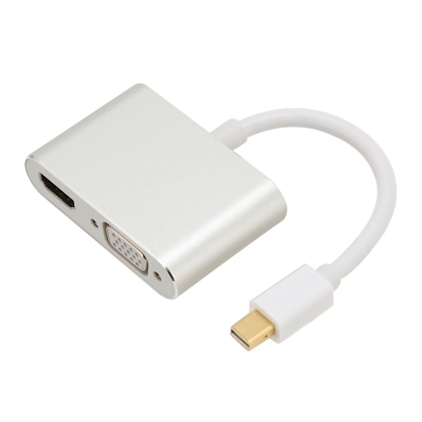 MiniDP till HDMI VGA-adapter Plug and Play 4Kx2K 2-i-1 Videokonverteringsadapter