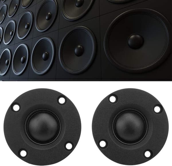 2-pak 2 tommer HIFI-højttaler til lydsystemer, 6Ω 30W, diskant effektforstærker, horn