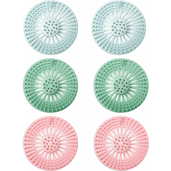 Blågrön Rosa Olika Färger Två Handfat Avloppsfilter Badrum Golvavlopp Toalett Handfat Filter, Filter för Hemmet