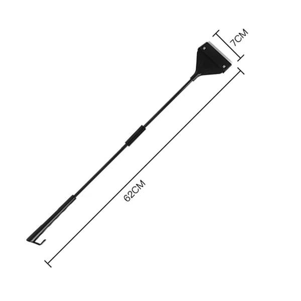 Algskrapa - Algskrapa i rostfritt stål för akvarierengöring, 62 cm lång
