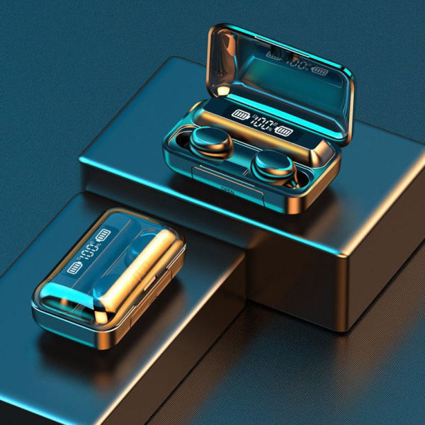 Ørepropper med powerbank - BTH-F9-5 svart