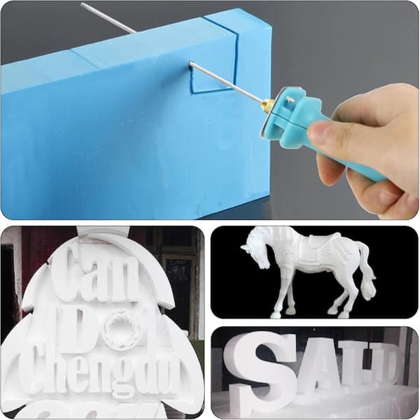 ING Gsedaox Skumkutter, Polystyrenkutter og Skumkutter, Bærbar, med 5V Strømadapter, Skumkutter