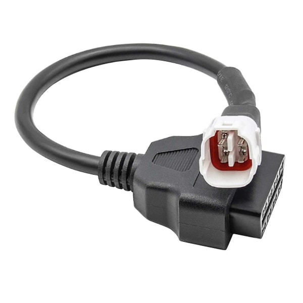 Yamaha Motorcykel 4-stiftskontaktkabeladapter - Obd2-kontaktkonverter för Yzf R1 R6 Mt07 Mt09 Mt