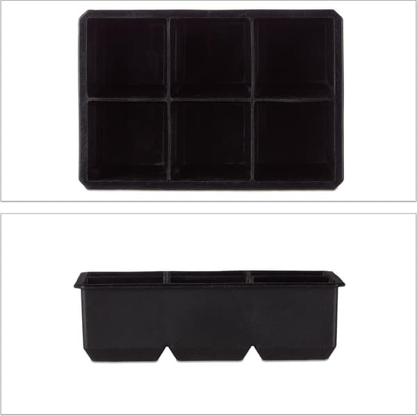 Silikon isbitbrett, XL, 5 cm, fleksibelt, for 6 isbiter
