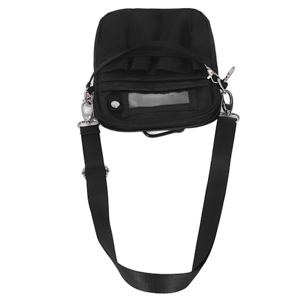 Multifunksjonell crossbody bærbart elektriker verktøyveske (XH0015 svart)