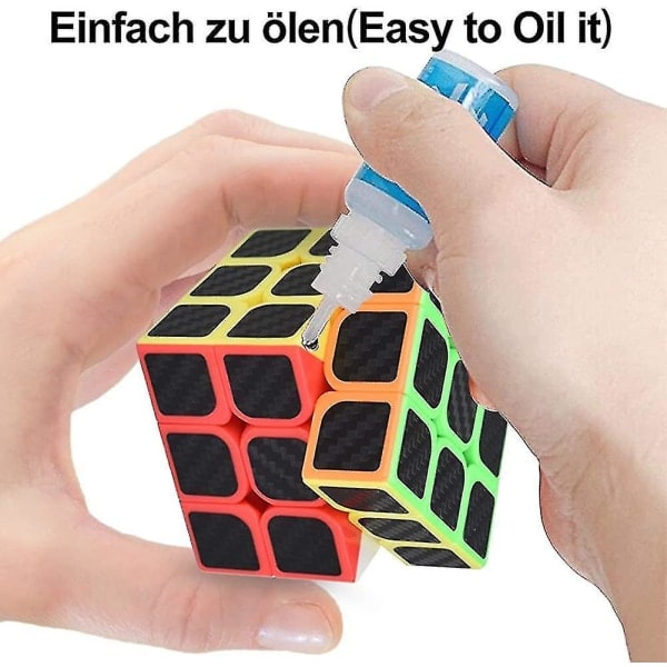 Original Rubik's Cube 3x3 - Hastighetskub för snabb lösning - Klassisk pusselleksak