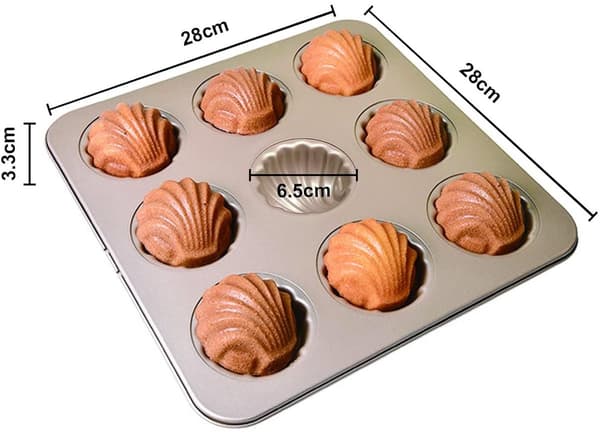 Madeleine Kakform, Högkvalitativt Kolstål, 1 Styck