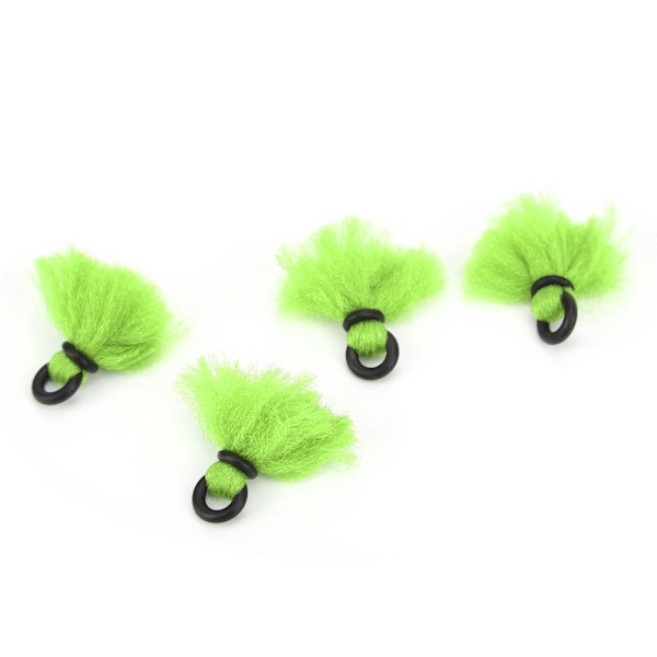 4 st Flugfiske Flyttråd Strike Indicators Drift Hook Positionering Flottar Bobbers Grön