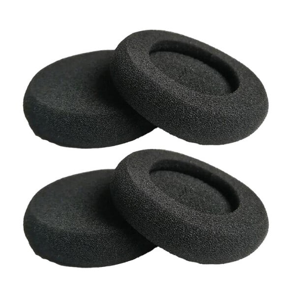 2 Pairs 5cm Soft Headphone Sponge Cover Ear Pads Cover of Pads Compatible Sennheiser Px100/px100ii/px200/px80/pc131/koss Pp Da DB Black