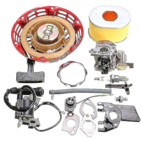Til Honda GX160 GX200 5.5HK Motorsæt Karburator Tændspole Tændrør Luftfilter