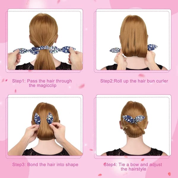ING 6x Magic Bun Styling Tool - Hårstylingverktyg - Hårknut - Locktång för knutar - Stylingverktyg